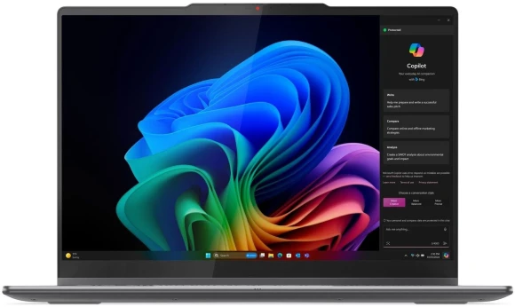 Ноутбук Lenovo Yoga 7 14ILL10 Core Ultra 5 226V 16Gb SSD512Gb Intel Arc 130V 14" OLED Touch WUXGA (1920x1200) без ОС grey WiFi BT Cam (83JQ003GRK)