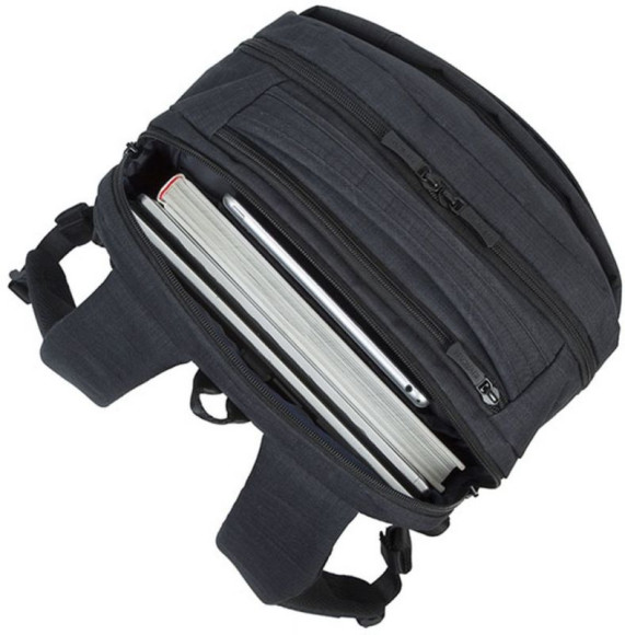 Рюкзак для ноутбука 17.3" Riva 8365 черный полиэстер (8365 BLACK) Рюкзак для ноутбука 17.3" Riva 8365 черный полиэстер (8365 BLACK)