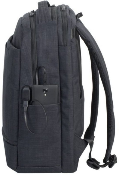 Рюкзак для ноутбука 17.3" Riva 8365 черный полиэстер (8365 BLACK) Рюкзак для ноутбука 17.3" Riva 8365 черный полиэстер (8365 BLACK)