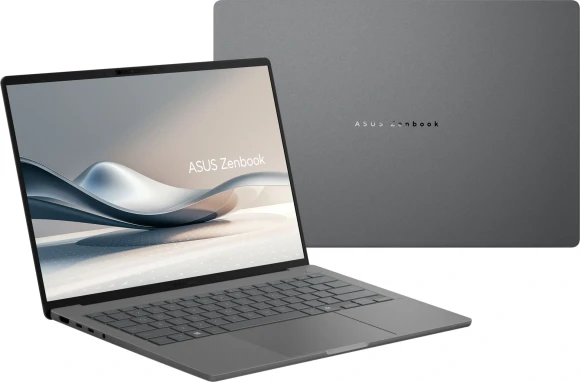 Ноутбук Asus Zenbook 14 UX3407QA-QD267W Snapdragon X X1-26-100 16Gb SSD512Gb Qualcomm Adreno 14" OLED WUXGA (1920x1200) Windows 11 Home grey WiFi BT Cam Bag (90NB1502-M00DN0)