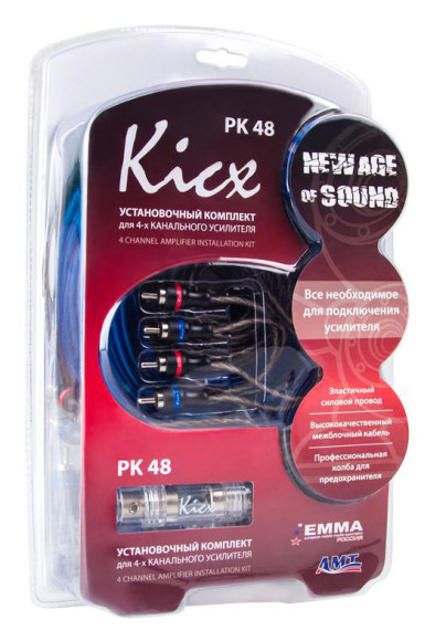 Установочный комплект Kicx PK 48 4ch (2043006) Установочный комплект Kicx PK 48 4ch (2043006)