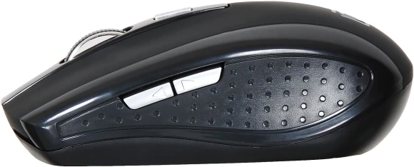 Мышь Оклик 455MW черный оптическая 1600dpi беспров. USB для ноутбука 6but (945818)