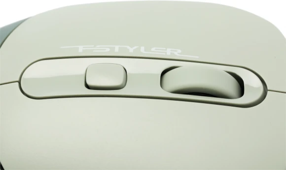 Мышь A4Tech Fstyler FB10C зеленый оптическая 2000dpi беспров. BT/Radio USB 4but (FB10C MATCHA GREEN)