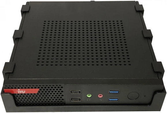 Неттоп IRU Tactio 310H6ATF slim i5 12400 (2.5) 32Gb SSD1Tb UHDG 730 FreeDOS GbitEth WiFi BT черный (2098550)
