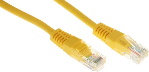 Патч-корд Premier ANP511_2M_Y UTP 4 пары cat.5E CCA molded 2м желтый outdoor RJ-45 (m)-RJ-45 (m)