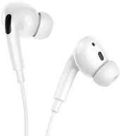 Гарнитура внутриканальные Hoco M1 Pro 1.2м белый проводные в ушной раковине Гарнитура внутриканальные Hoco M1 Pro 1.2м белый проводные в ушной раковине