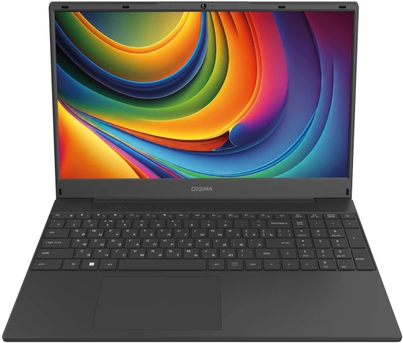 Ноутбук Digma EVE A5820 Ryzen 3 3200U 8Gb SSD512Gb AMD Radeon Vega 3 15.6" IPS FHD (1920x1080) Windows 11 Pro black WiFi BT Cam 4500mAh (DN15R3-8DXW03)