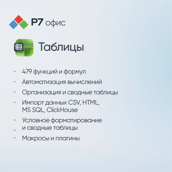 Офисное приложение Р7-Офис Для дома. 1 польз. 1 год. Скретч-карта. (R7DT.RTL.01.1Y.HE.CRD)
