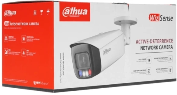 Камера видеонаблюдения IP Dahua DH-IPC-HFW3449T1P-AS-PV-0280B-S5 2.8-2.8мм цв. корп.:белый/черный (DH-IPC-HFW3449T1P-AS-PV-0280B)