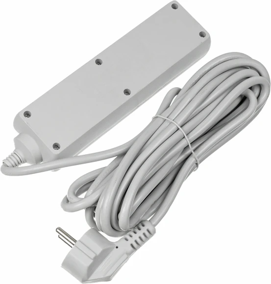 Сетевой фильтр Buro 300SL-5-G 5м (3 розетки) серый (пакет ПЭ)