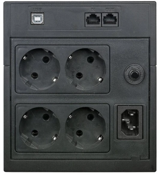 Источник бесперебойного питания Powercom Raptor RPT-1025AP LCD 615Вт 1025ВА черный