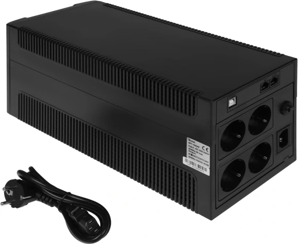 Источник бесперебойного питания Powercom Raptor RPT-1025AP LCD 615Вт 1025ВА черный