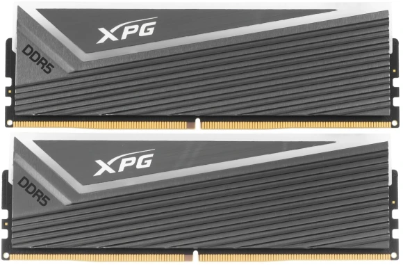 Память DDR5 2x16GB 6000MHz A-Data AX5U6000C3016G-DCCARGY XPG Caster RGB RTL Gaming PC5-48000 CL30 DIMM ECC 288-pin 1.35В kit single rank с радиатором Ret