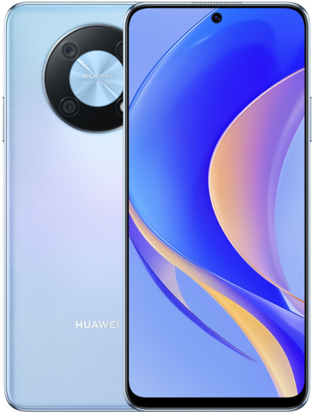 Смартфон Huawei nova Y90 128Gb 4Gb синий моноблок 3G 4G 2Sim 6.7" 1080x2388 Android 12 50Mpix 802.11 a/b/g/n/ac NFC GPS GSM900/1800 GSM1900 A-GPS