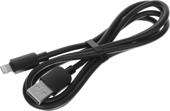 Кабель Hoco X96 Hyper iP USB (m)-Lightning (m) 1м черный коробка