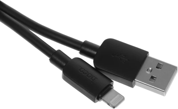Кабель Hoco X96 Hyper iP USB (m)-Lightning (m) 1м черный коробка