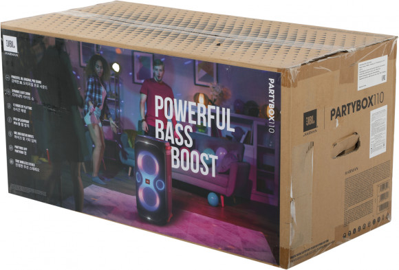 Минисистема JBL Partybox 110 черный 160Вт USB BT