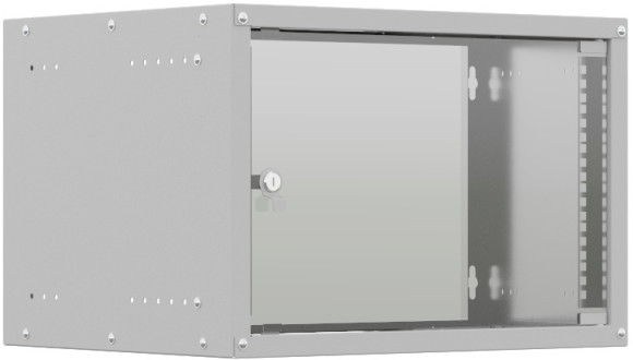 Шкаф коммутационный NTSS Lime (NTSS-WL6U5560GS) настенный 6U 550x600мм пер.дв.стекл несъемн.бок.пан. 30кг серый 520мм 12кг 110град. 370мм IP20 сталь Шкаф коммутационный NTSS Lime (NTSS-WL6U5560GS) настенный 6U 550x600мм пер.дв.стекл несъемн.бок.пан. 30кг серый 520мм 12кг 110град. 370мм IP20 сталь