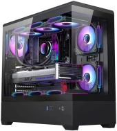 Корпус Bloody CC-128 черный без БП E-ATX 9x120mm 2xUSB2.0 1xUSB3.0 audio bott PSU