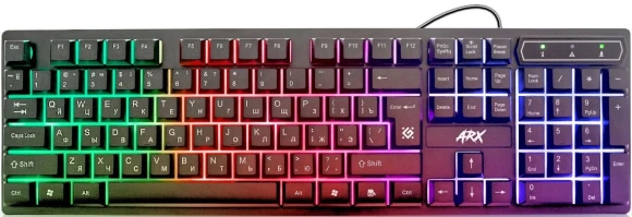 Клавиатура + мышь Defender Tark C-779 клав:черный мышь:черный USB LED (52779)