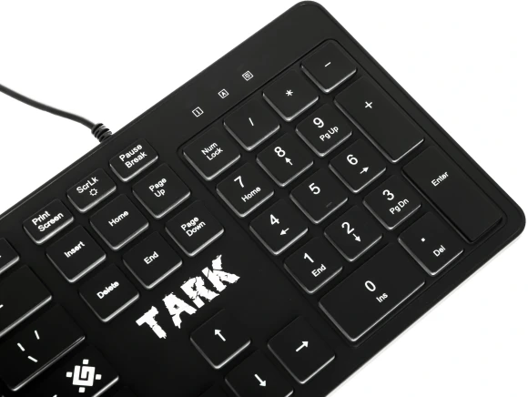 Клавиатура + мышь Defender Tark C-779 клав:черный мышь:черный USB LED (52779)