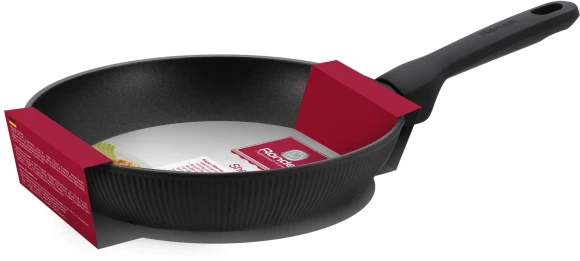 Сковорода Rondell Shell RDA-1929 круглая 28см покрытие: Xylan Plus ручка несъемная (без крышки) темно-серый