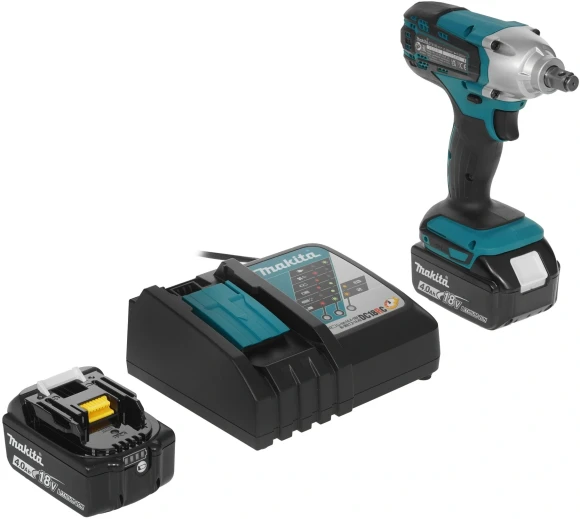 Гайковерт Makita DTW190RME аккум. патрон:квад.1/2" (кейс в комплекте)