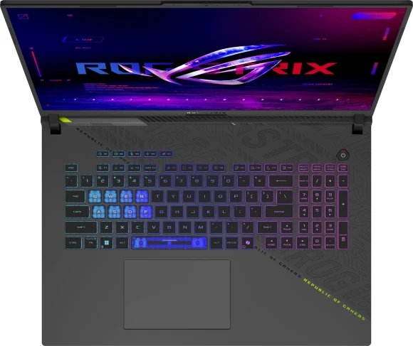 Ноутбук Asus ROG Strix G18 G814PM-S8117 Ryzen 9 8940HX 16Gb SSD512Gb NVIDIA GeForce RTX 5060 8Gb 18" IPS WUXGA (1920x1200) без ОС grey WiFi BT Cam (90NR0L29-M005X0) Ноутбук Asus ROG Strix G18 G814PM-S8117 Ryzen 9 8940HX 16Gb SSD512Gb NVIDIA GeForce RTX 5060 8Gb 18" IPS WUXGA (1920x1200) без ОС grey WiFi BT Cam (90NR0L29-M005X0)