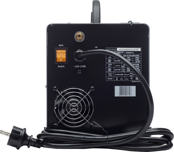 Сварочный полуавтомат Ресанта САИПА-24В/200А инвертор MIG-MAG 6.9кВт