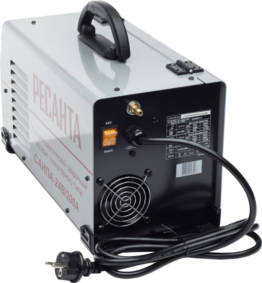 Сварочный полуавтомат Ресанта САИПА-24В/200А инвертор MIG-MAG 6.9кВт