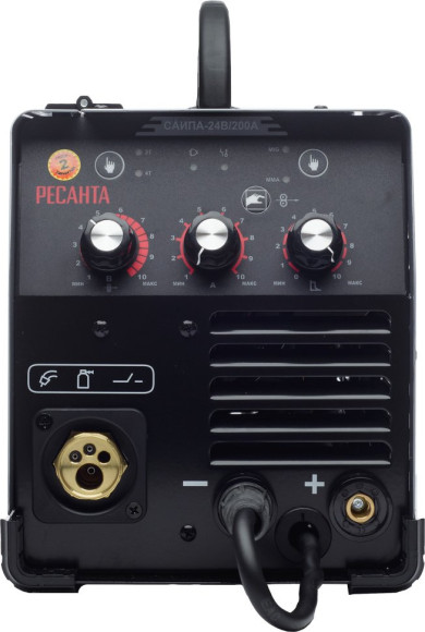 Сварочный полуавтомат Ресанта САИПА-24В/200А инвертор MIG-MAG 6.9кВт