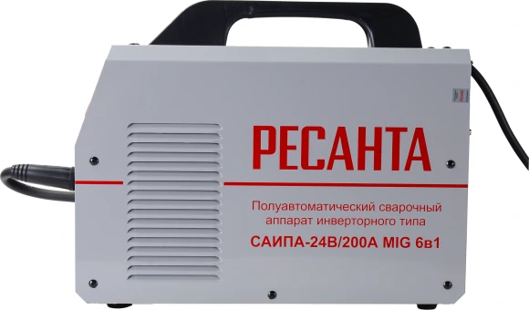 Сварочный полуавтомат Ресанта САИПА-24В/200А инвертор MIG-MAG 6.9кВт