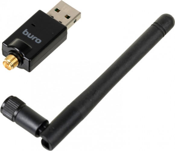 Адаптер USB Buro BU-BT50C BT5.0+EDR class 1 100м черный Адаптер USB Buro BU-BT50C BT5.0+EDR class 1 100м черный