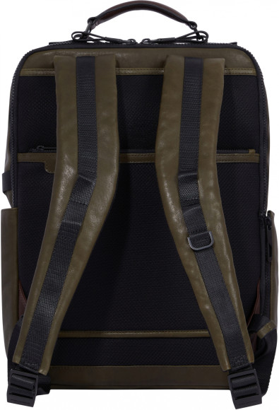 Рюкзак Piquadro Harper CA4818AP/VETM зеленый/темно-коричневый натур.кожа Рюкзак Piquadro Harper CA4818AP/VETM зеленый/темно-коричневый натур.кожа