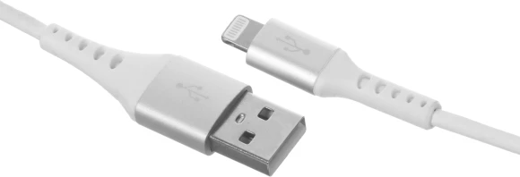 Кабель Cactus CS-LG.USB.A-1.2 USB (m)-Lightning (m) 1.2м белый блистер