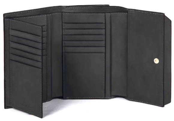 Кошелек женский Piquadro Circle PD5216W92R/N черный натур.кожа