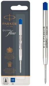 Стержень шариковый Parker QuinkFlow Z08 (1950371) M 1мм синие чернила блистер