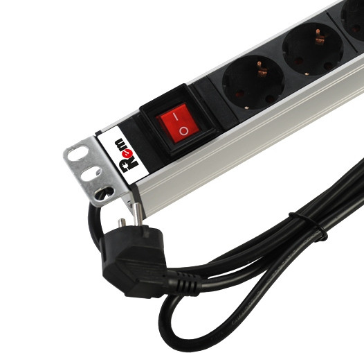 Блок распределения питания Rem R-16-8S-V-440-3 гор.размещ. 8xSchuko базовые 16A Schuko 3м