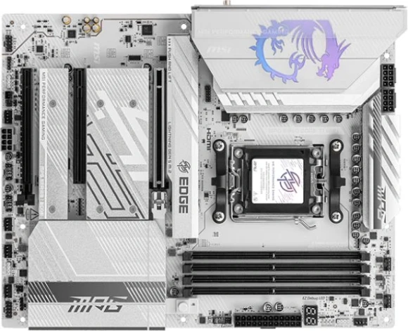 Материнская плата MSI B850M GAMING PLUS WIFI6E SocketAM5 AMD B850 4xDDR5 mATX AC`97 8ch(7.1) 2.5Gg RAID+HDMI+DP