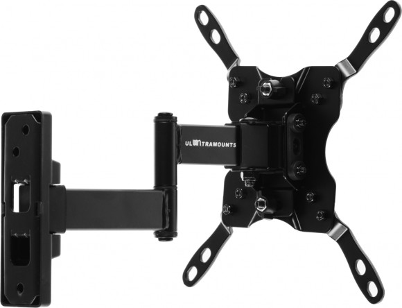 Кронштейн для телевизора Ultramounts UM866B черный 15"-42" макс.20кг настенный поворот и наклон