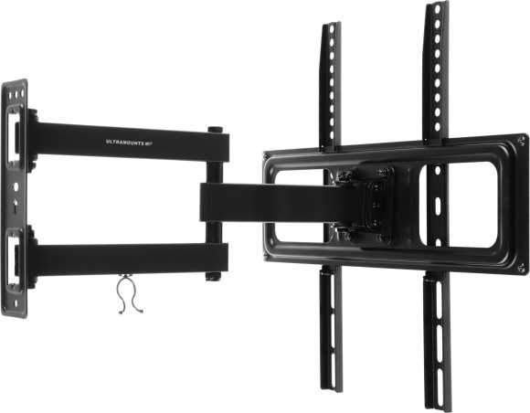 Кронштейн для телевизора Ultramounts UM872 черный 32"-55" макс.35кг настенный поворотно-выдвижной и наклонный Кронштейн для телевизора Ultramounts UM872 черный 32"-55" макс.35кг настенный поворотно-выдвижной и наклонный