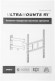 Кронштейн для телевизора Ultramounts UM872 черный 32"-55" макс.35кг настенный поворотно-выдвижной и наклонный Кронштейн для телевизора Ultramounts UM872 черный 32"-55" макс.35кг настенный поворотно-выдвижной и наклонный