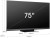 Телевизор QLED Hisense 75" 75U8HQ черный 4K Ultra HD 120Hz DVB-T DVB-T2 DVB-C DVB-S DVB-S2 USB WiFi Smart TV