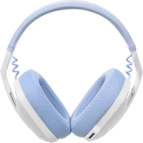 Наушники с микрофоном Logitech G435 белый/синий накладные BT/Radio оголовье (981-001075)