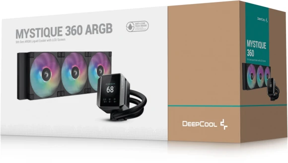 Система водяного охлаждения Deepcool Mystique 360 ARGB Soc-AM5/AM4/1200/1700/1851 черный 4-pin 36.49dB Al LCD 300W 1847gr Ret (R-LX750-BKADSNC-G-1) Система водяного охлаждения Deepcool Mystique 360 ARGB Soc-AM5/AM4/1200/1700/1851 черный 4-pin 36.49dB Al LCD 300W 1847gr Ret (R-LX750-BKADSNC-G-1)