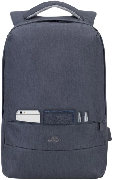 Рюкзак для ноутбука 15.6" Riva 7562 темно-серый полиэстер