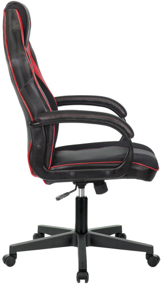 Кресло игровое A4Tech Bloody GC-300 черный/красный ткань/эко.кожа крестов.