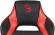Кресло игровое A4Tech Bloody GC-300 черный/красный ткань/эко.кожа крестов.