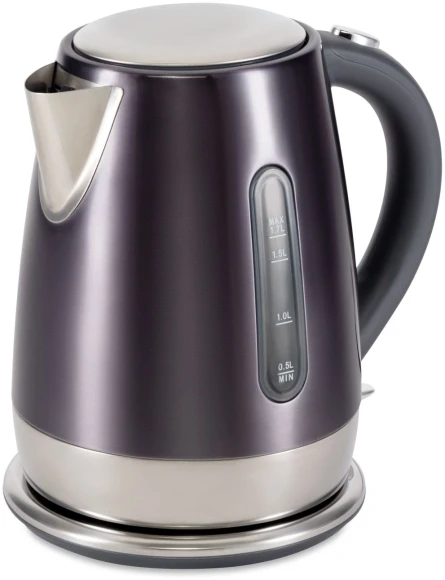 Чайник электрический Hyundai HYK-S7777 1.7л. 2200Вт графит/серебристый корпус: металл Чайник электрический Hyundai HYK-S7777 1.7л. 2200Вт графит/серебристый корпус: металл