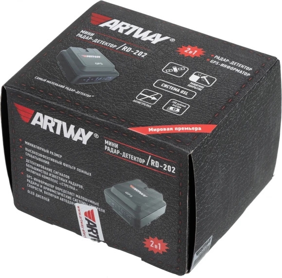 Радар-детектор Artway RD-202 GPS приемник Радар-детектор Artway RD-202 GPS приемник